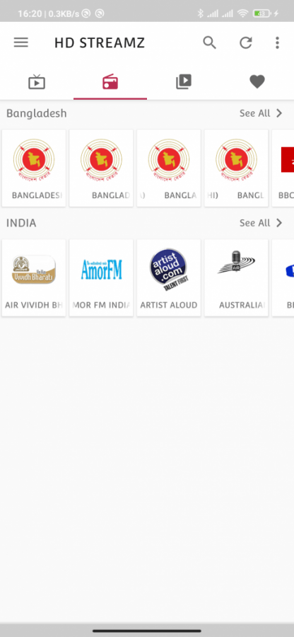 HD Streamz for Android
